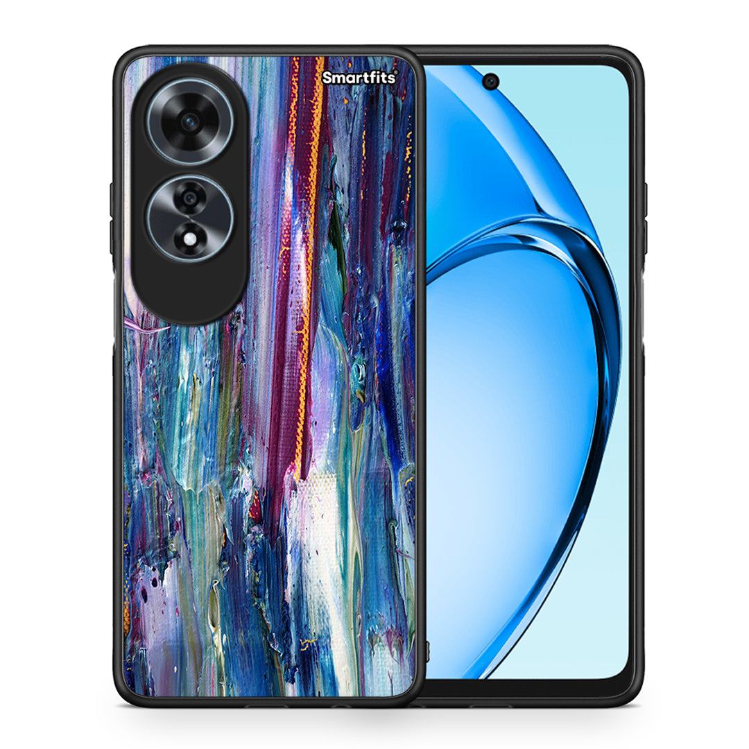 Θήκη Oppo A60 4G Winter Paint από τη Smartfits με σχέδιο στο πίσω μέρος και μαύρο περίβλημα | Oppo A60 4G Winter Paint case with colorful back and black bezels