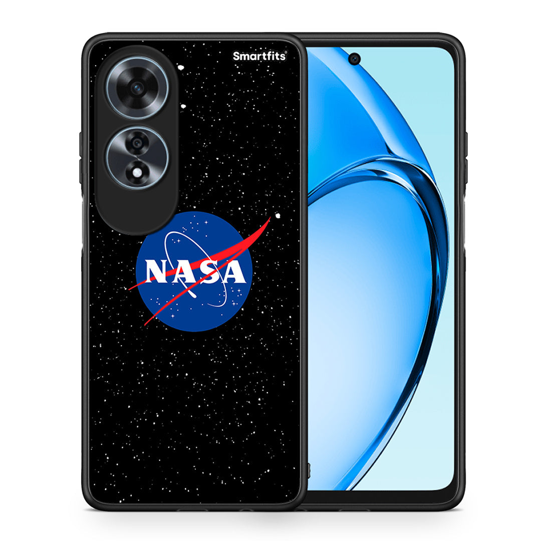 Θήκη Oppo A60 4G NASA PopArt από τη Smartfits με σχέδιο στο πίσω μέρος και μαύρο περίβλημα | Oppo A60 4G NASA PopArt case with colorful back and black bezels