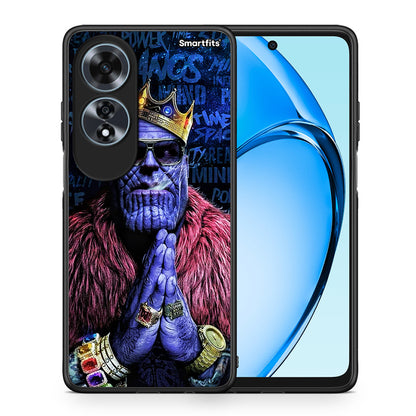 Θήκη Oppo A60 4G Thanos PopArt από τη Smartfits με σχέδιο στο πίσω μέρος και μαύρο περίβλημα | Oppo A60 4G Thanos PopArt case with colorful back and black bezels