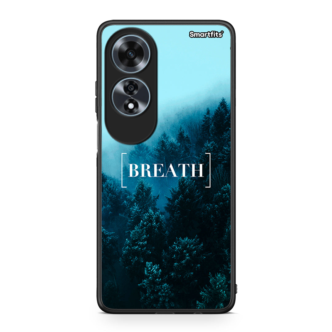 4 - Oppo A60 4G Breath Quote case, cover, bumper