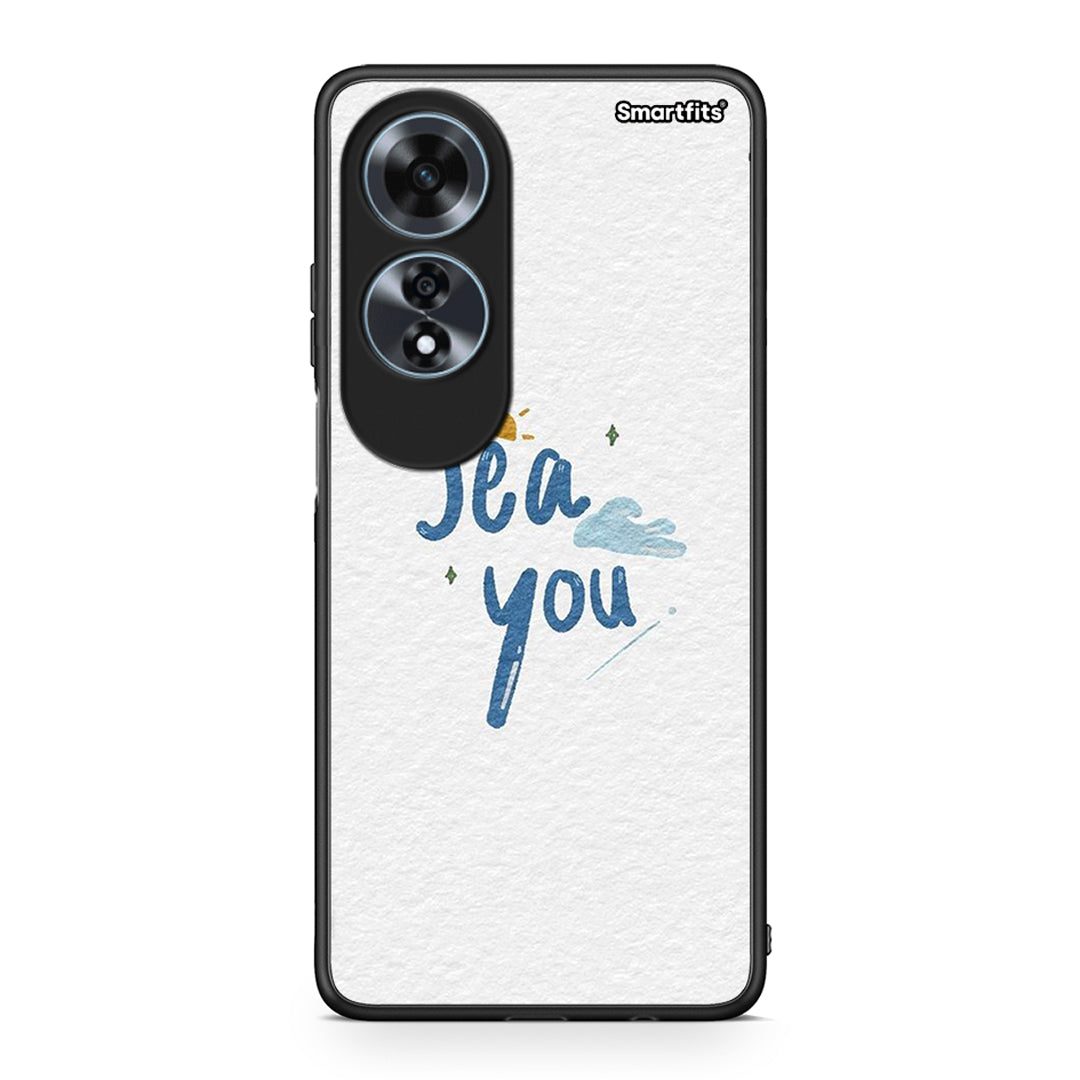 Oppo A60 4G Sea You Θήκη από τη Smartfits με σχέδιο στο πίσω μέρος και μαύρο περίβλημα | Smartphone case with colorful back and black bezels by Smartfits