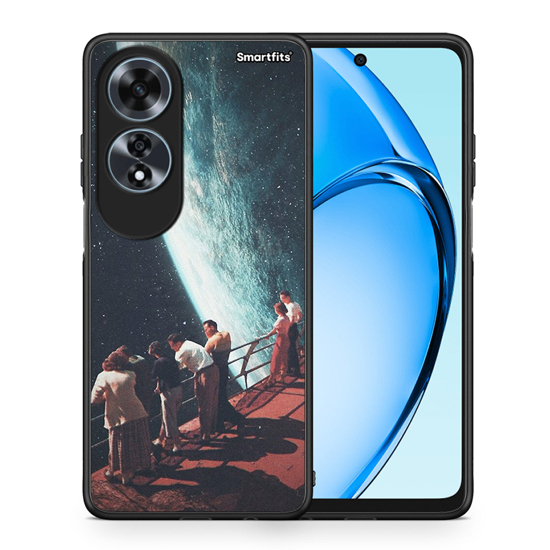 Θήκη Oppo A60 4G Surreal View από τη Smartfits με σχέδιο στο πίσω μέρος και μαύρο περίβλημα | Oppo A60 4G Surreal View case with colorful back and black bezels