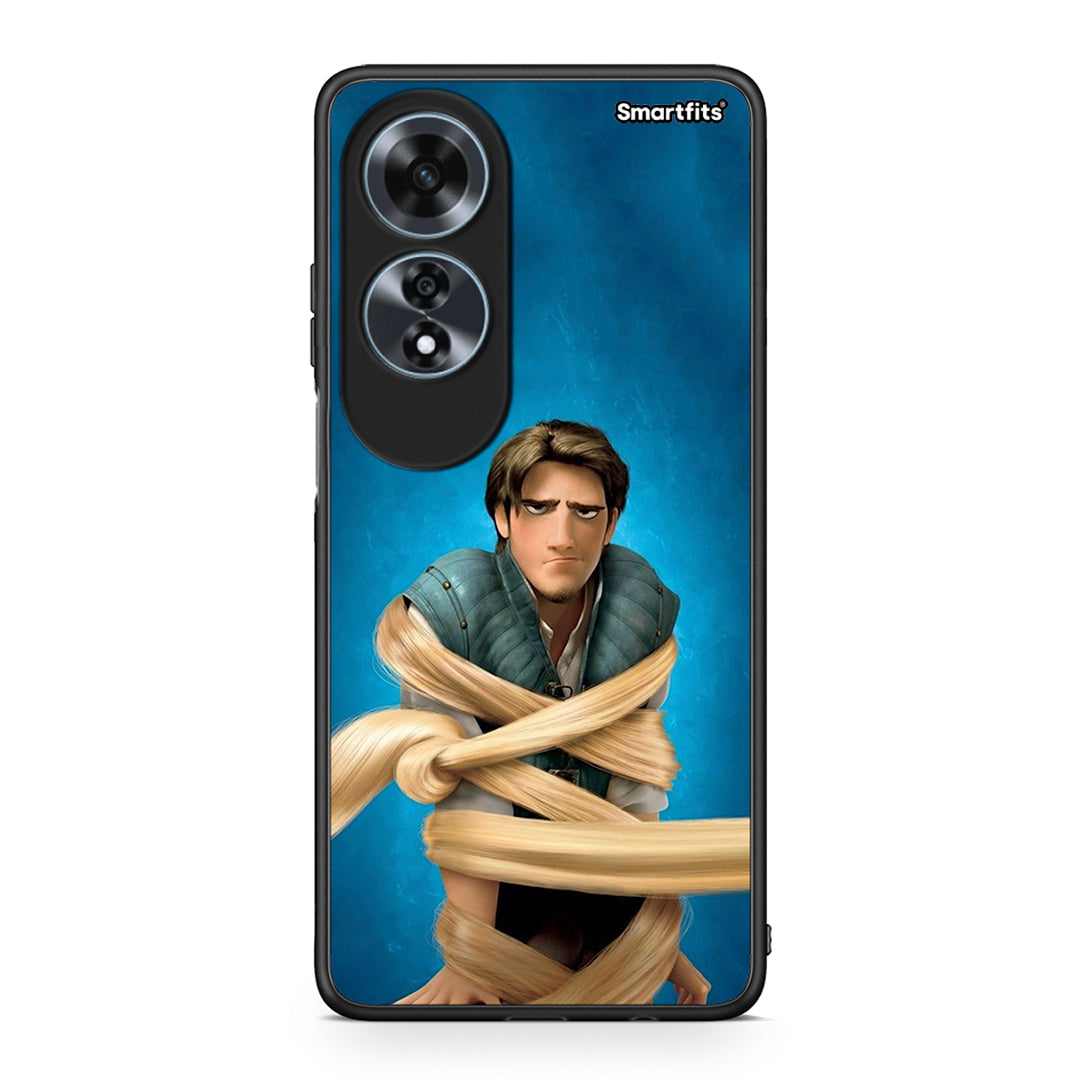 Oppo A60 4G Tangled 1 Θήκη Αγίου Βαλεντίνου από τη Smartfits με σχέδιο στο πίσω μέρος και μαύρο περίβλημα | Smartphone case with colorful back and black bezels by Smartfits
