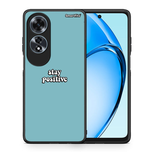 Θήκη Oppo A60 4G Positive Text από τη Smartfits με σχέδιο στο πίσω μέρος και μαύρο περίβλημα | Oppo A60 4G Positive Text case with colorful back and black bezels