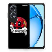 Thumbnail for Θήκη Oppo A60 4G Unicorn Deadpool από τη Smartfits με σχέδιο στο πίσω μέρος και μαύρο περίβλημα | Oppo A60 4G Unicorn Deadpool case with colorful back and black bezels