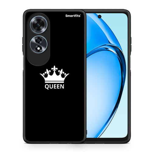 Θήκη Oppo A60 4G Queen Valentine από τη Smartfits με σχέδιο στο πίσω μέρος και μαύρο περίβλημα | Oppo A60 4G Queen Valentine case with colorful back and black bezels