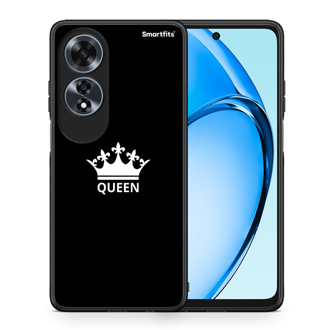 Θήκη Oppo A60 4G Queen Valentine από τη Smartfits με σχέδιο στο πίσω μέρος και μαύρο περίβλημα | Oppo A60 4G Queen Valentine case with colorful back and black bezels