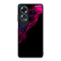 Thumbnail for 4 - Oppo A60 4G Pink Black Watercolor case, cover, bumper