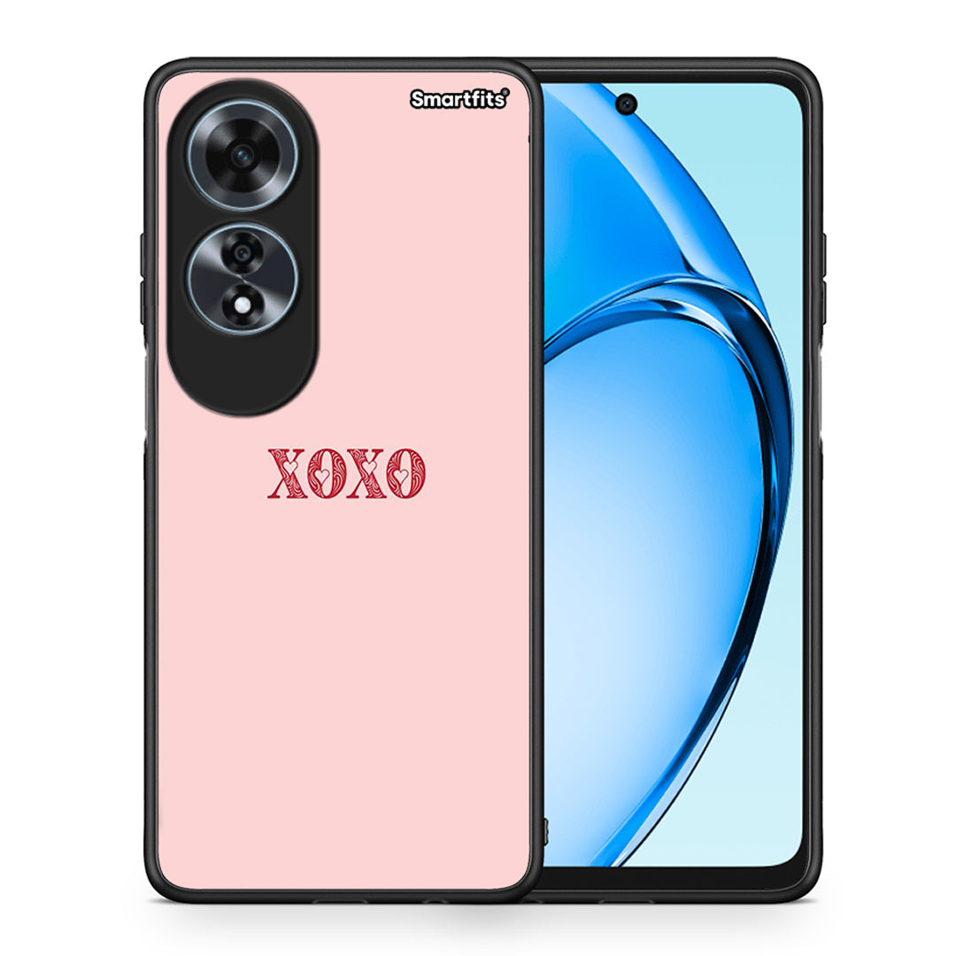 Θήκη Oppo A60 4G XOXO Love από τη Smartfits με σχέδιο στο πίσω μέρος και μαύρο περίβλημα | Oppo A60 4G XOXO Love case with colorful back and black bezels