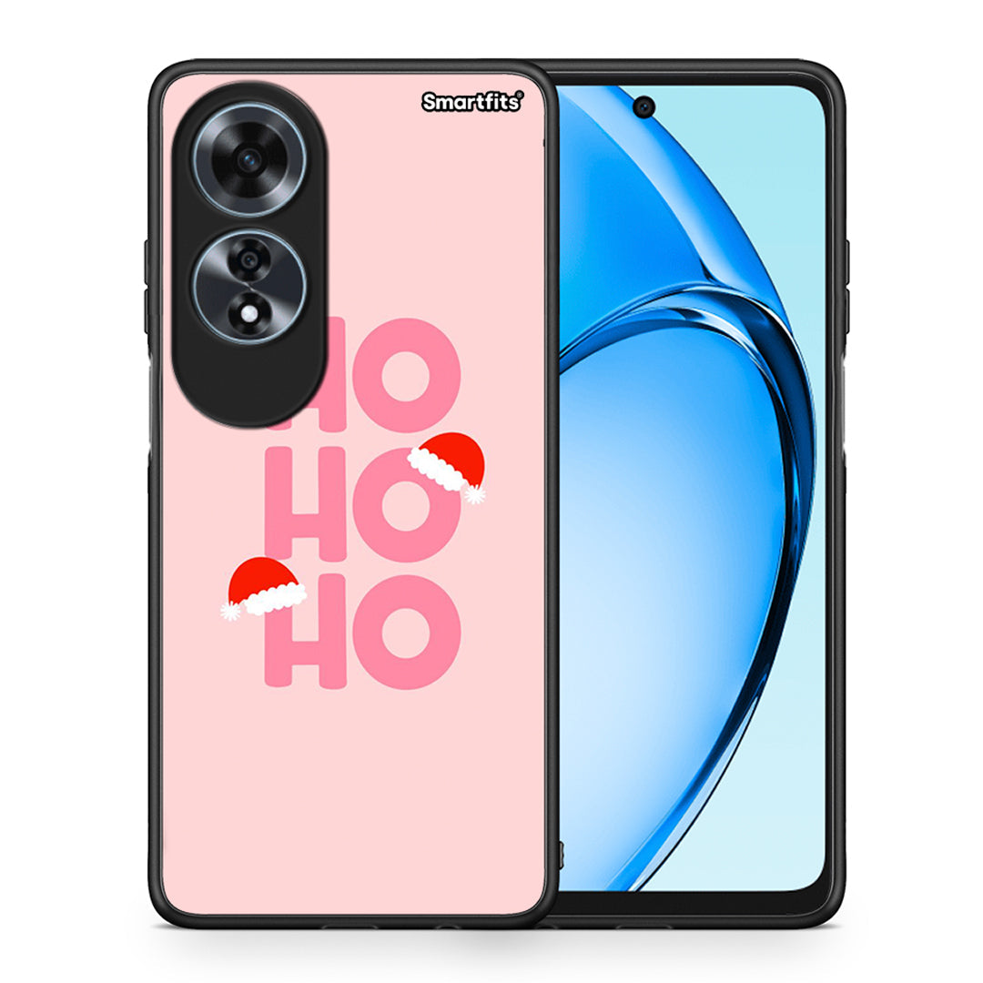 Θήκη Oppo A60 4G Xmas Ho Ho Ho από τη Smartfits με σχέδιο στο πίσω μέρος και μαύρο περίβλημα | Oppo A60 4G Xmas Ho Ho Ho case with colorful back and black bezels