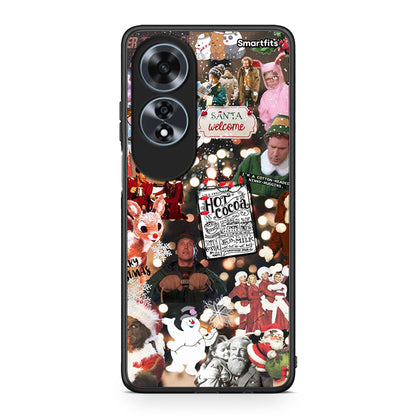 Oppo A60 4G Xmas Movies θήκη από τη Smartfits με σχέδιο στο πίσω μέρος και μαύρο περίβλημα | Smartphone case with colorful back and black bezels by Smartfits