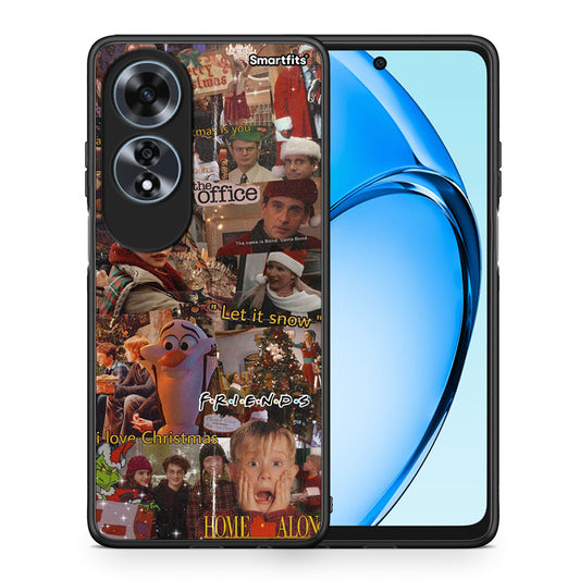 Θήκη Oppo A60 4G Xmas Wishes από τη Smartfits με σχέδιο στο πίσω μέρος και μαύρο περίβλημα | Oppo A60 4G Xmas Wishes case with colorful back and black bezels