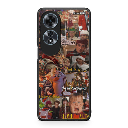 Oppo A60 4G Xmas Wishes θήκη από τη Smartfits με σχέδιο στο πίσω μέρος και μαύρο περίβλημα | Smartphone case with colorful back and black bezels by Smartfits