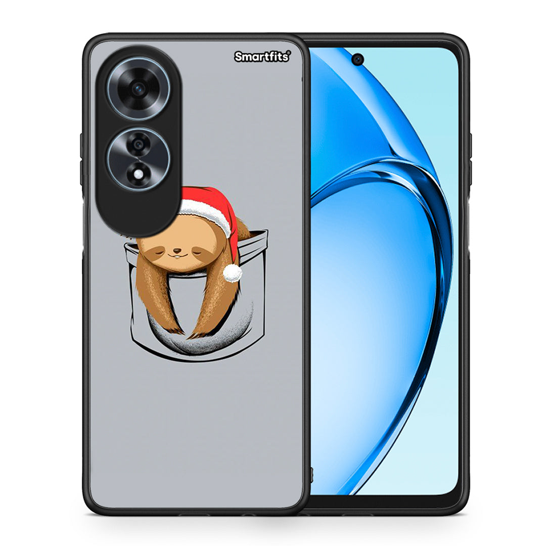 Θήκη Oppo A60 4G Xmas Zzzz από τη Smartfits με σχέδιο στο πίσω μέρος και μαύρο περίβλημα | Oppo A60 4G Xmas Zzzz case with colorful back and black bezels