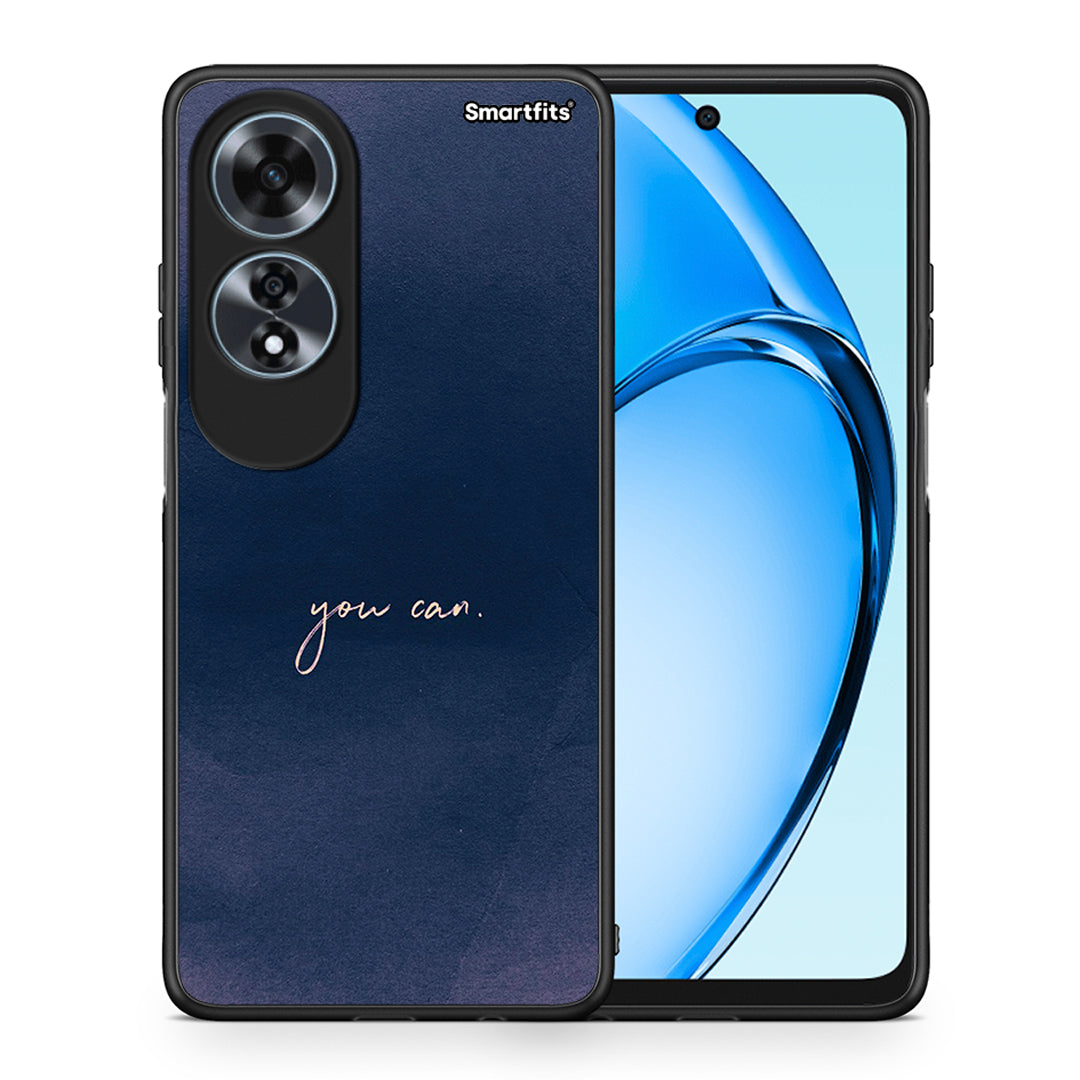 Θήκη Oppo A60 4G You Can από τη Smartfits με σχέδιο στο πίσω μέρος και μαύρο περίβλημα | Oppo A60 4G You Can case with colorful back and black bezels