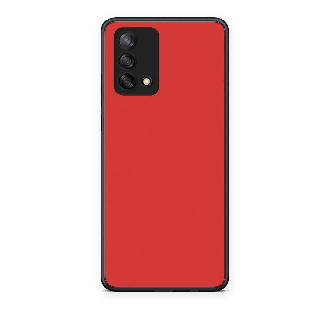 Θήκη Oppo A74 4G Poppy Red από τη Smartfits με σχέδιο στο πίσω μέρος και μαύρο περίβλημα | Oppo A74 4G Poppy Red case with colorful back and black bezels