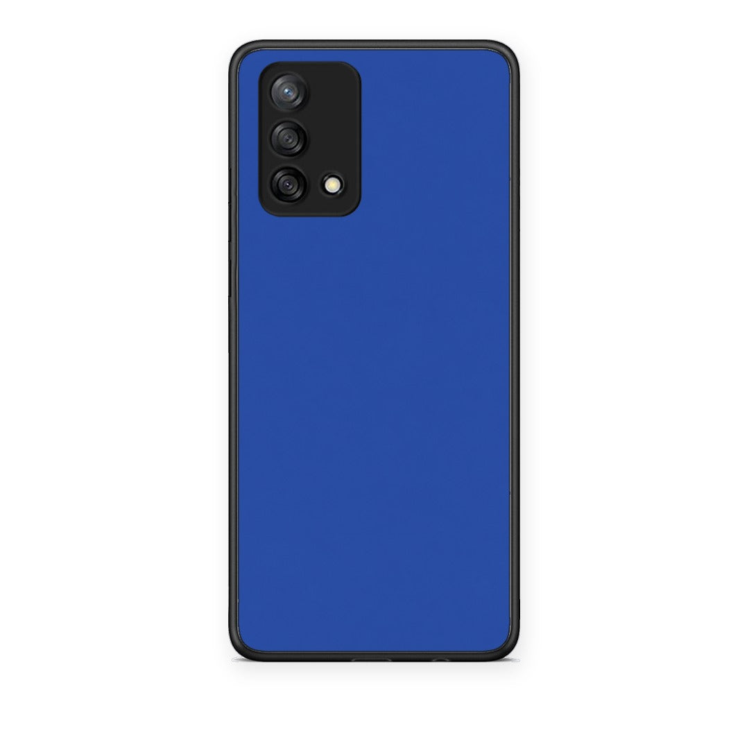 Θήκη Oppo A74 4G Royal Blue από τη Smartfits με σχέδιο στο πίσω μέρος και μαύρο περίβλημα | Oppo A74 4G Royal Blue case with colorful back and black bezels