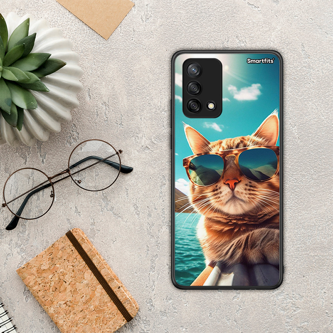 Summer Cat - Oppo A74 4G θήκη