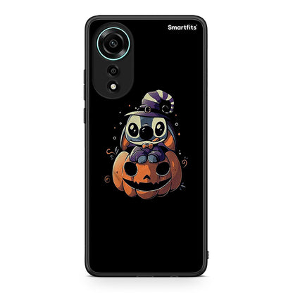 Oppo A78 4G Halloween Stitch θήκη από τη Smartfits με σχέδιο στο πίσω μέρος και μαύρο περίβλημα | Smartphone case with colorful back and black bezels by Smartfits