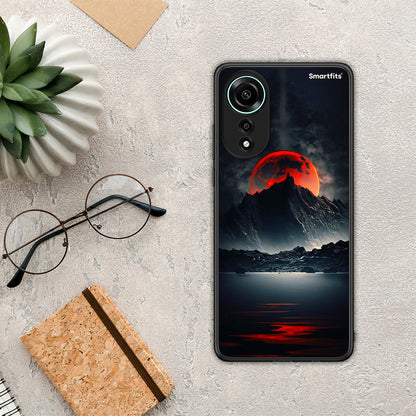 Red Full Moon - Oppo A78 4G θήκη