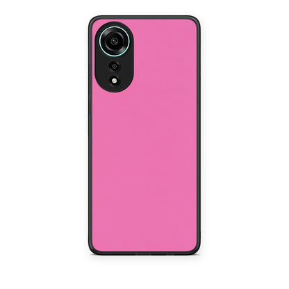 Θήκη Oppo A78 4G Rose Pink από τη Smartfits με σχέδιο στο πίσω μέρος και μαύρο περίβλημα | Oppo A78 4G Rose Pink case with colorful back and black bezels