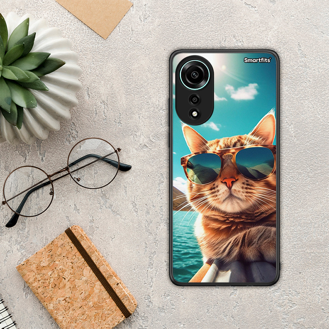 Summer Cat - Oppo A78 4G θήκη