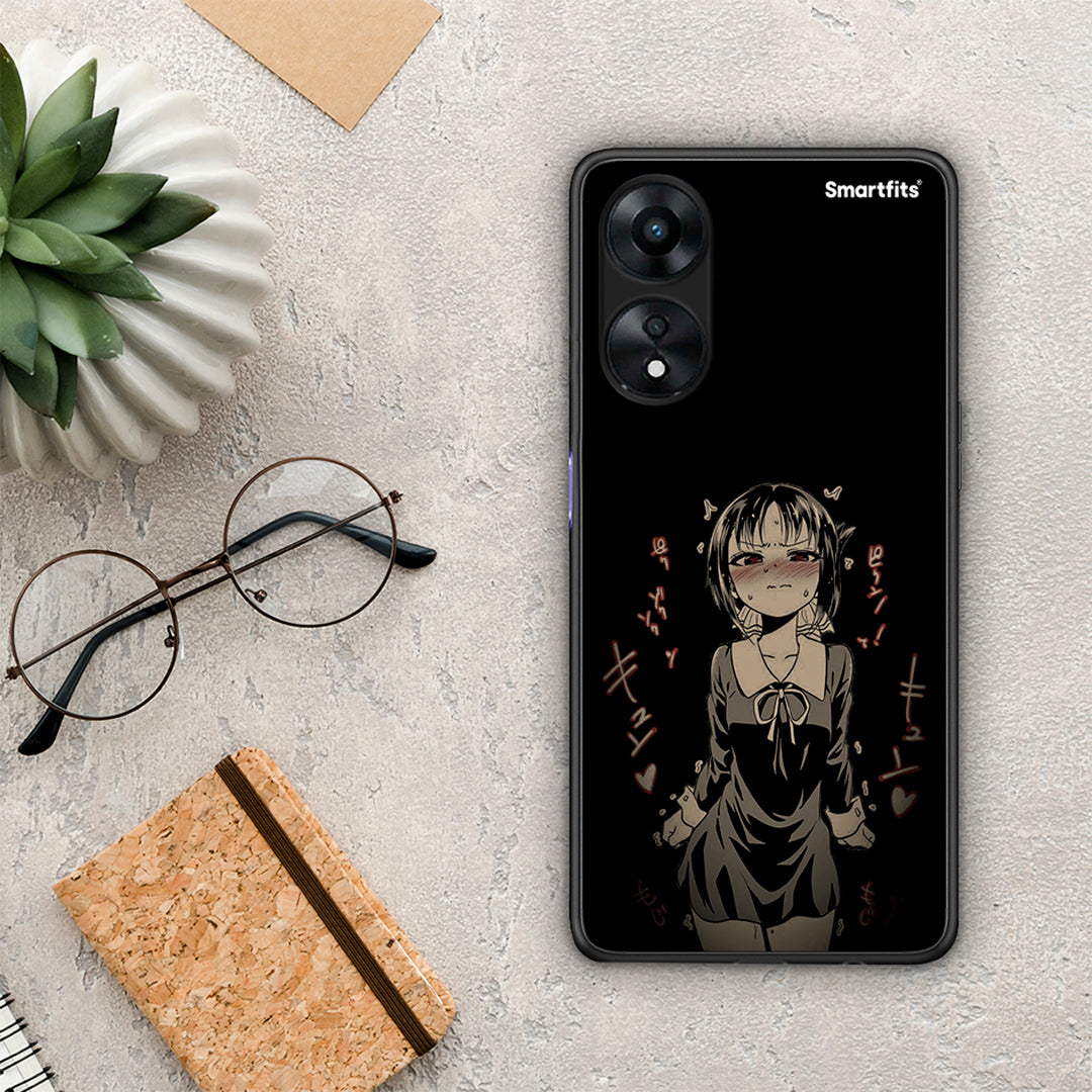 Θήκη Oppo A78 Anime Girl από τη Smartfits με σχέδιο στο πίσω μέρος και μαύρο περίβλημα | Oppo A78 Anime Girl Case with Colorful Back and Black Bezels