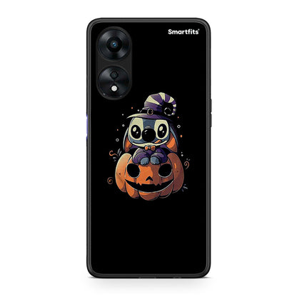 Θήκη Oppo A78 Halloween Stitch από τη Smartfits με σχέδιο στο πίσω μέρος και μαύρο περίβλημα | Oppo A78 Halloween Stitch Case with Colorful Back and Black Bezels