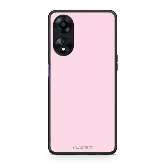 Θήκη Oppo A78 5G Pale Pink από τη Smartfits με σχέδιο στο πίσω μέρος και μαύρο περίβλημα | Oppo A78 5G Pale Pink case with colorful back and black bezels