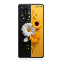 Thumbnail for Θήκη Oppo A78 Yellow Daisies από τη Smartfits με σχέδιο στο πίσω μέρος και μαύρο περίβλημα | Oppo A78 Yellow Daisies Case with Colorful Back and Black Bezels