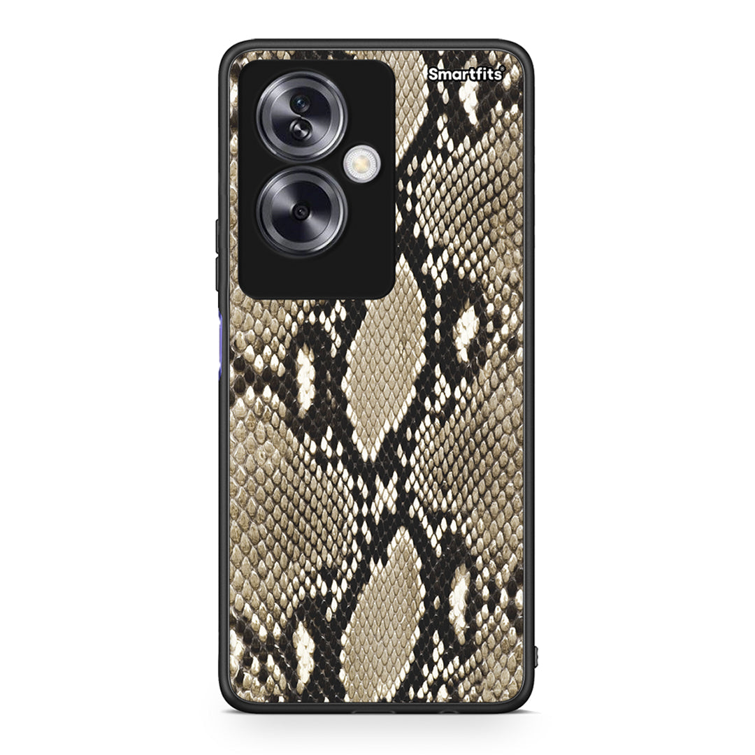 23 - Oppo A79 / A2 Fashion Snake Animal case, cover, bumper