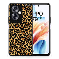 Thumbnail for Θήκη Oppo A79 / A2 Leopard Animal από τη Smartfits με σχέδιο στο πίσω μέρος και μαύρο περίβλημα | Oppo A79 / A2 Leopard Animal case with colorful back and black bezels