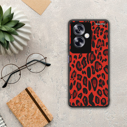 Animal Red Leopard - Oppo A79 / A2 θήκη