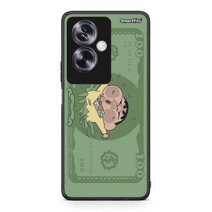 Oppo A79 / A2 Big Money Θήκη Αγίου Βαλεντίνου από τη Smartfits με σχέδιο στο πίσω μέρος και μαύρο περίβλημα | Smartphone case with colorful back and black bezels by Smartfits