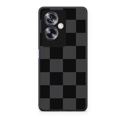 Θήκη Oppo A79 / A2 Black and Charcoal Striped Checks από τη Smartfits με σχέδιο στο πίσω μέρος και μαύρο περίβλημα | Oppo A79 / A2 Black and Charcoal Striped Checks case with colorful back and black bezels