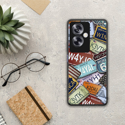 Car Plates - Oppo A79 / A2 θήκη