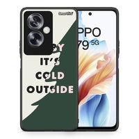 Thumbnail for Θήκη Oppo A79 / A2 Cold Outside από τη Smartfits με σχέδιο στο πίσω μέρος και μαύρο περίβλημα | Oppo A79 / A2 Cold Outside case with colorful back and black bezels