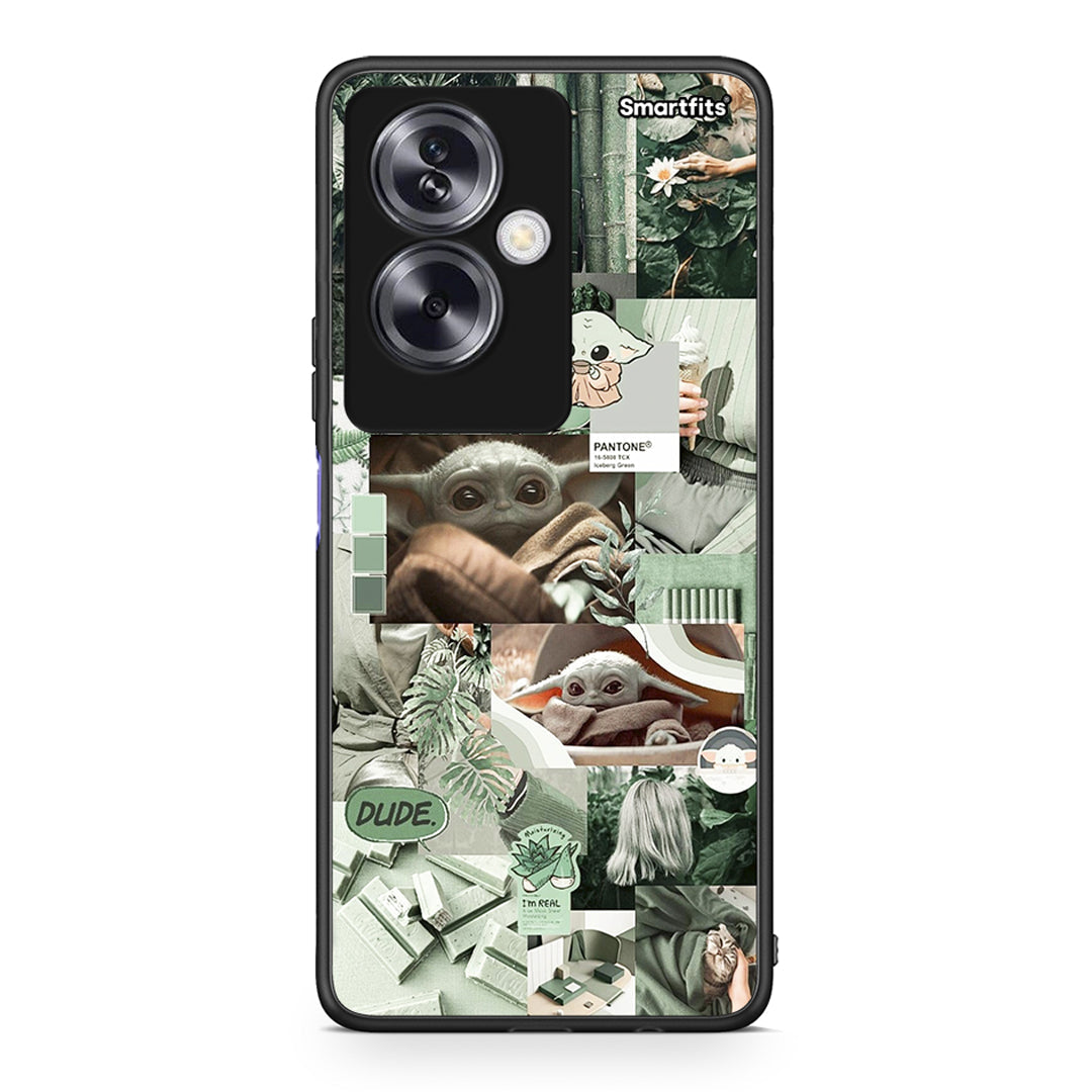 Oppo A79 / A2 Collage Dude Θήκη Αγίου Βαλεντίνου από τη Smartfits με σχέδιο στο πίσω μέρος και μαύρο περίβλημα | Smartphone case with colorful back and black bezels by Smartfits