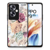 Thumbnail for Θήκη Oppo A79 / A2 Bouquet Floral από τη Smartfits με σχέδιο στο πίσω μέρος και μαύρο περίβλημα | Oppo A79 / A2 Bouquet Floral case with colorful back and black bezels