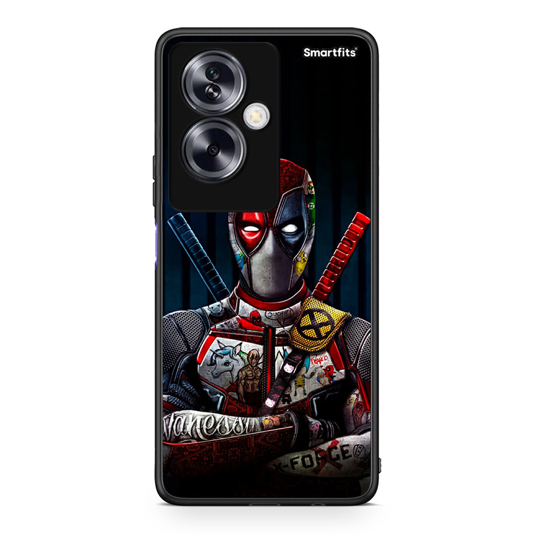 Oppo A79 / A2 Funny Guy θήκη από τη Smartfits με σχέδιο στο πίσω μέρος και μαύρο περίβλημα | Smartphone case with colorful back and black bezels by Smartfits