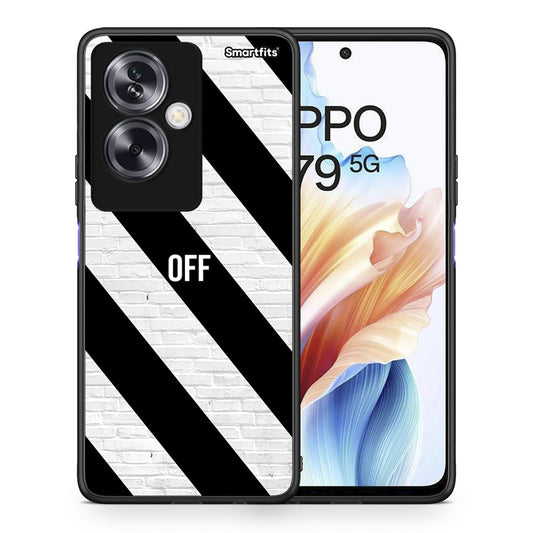 Θήκη Oppo A79 / A2 Get Off από τη Smartfits με σχέδιο στο πίσω μέρος και μαύρο περίβλημα | Oppo A79 / A2 Get Off case with colorful back and black bezels