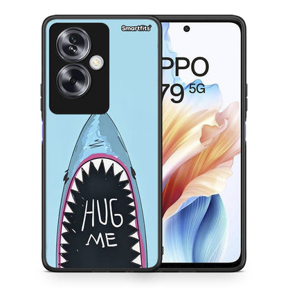Θήκη Oppo A79 / A2 Hug Me από τη Smartfits με σχέδιο στο πίσω μέρος και μαύρο περίβλημα | Oppo A79 / A2 Hug Me case with colorful back and black bezels