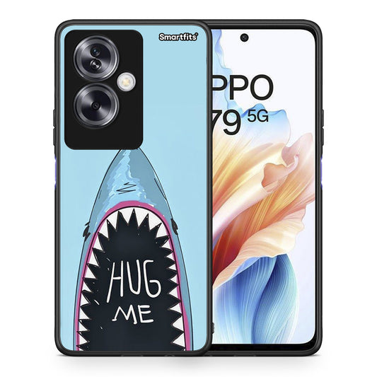 Θήκη Oppo A79 / A2 Hug Me από τη Smartfits με σχέδιο στο πίσω μέρος και μαύρο περίβλημα | Oppo A79 / A2 Hug Me case with colorful back and black bezels