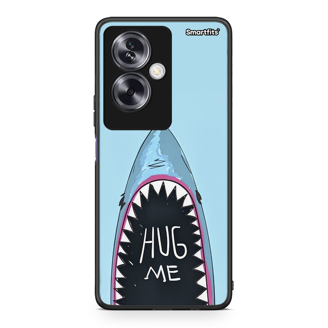 Oppo A79 / A2 Hug Me θήκη από τη Smartfits με σχέδιο στο πίσω μέρος και μαύρο περίβλημα | Smartphone case with colorful back and black bezels by Smartfits