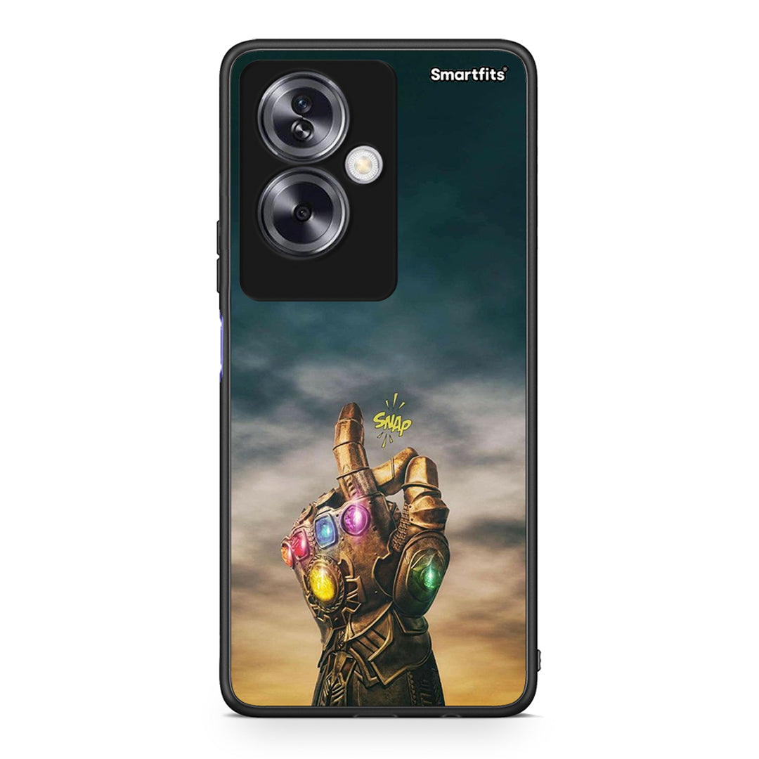 Oppo A79 / A2 Infinity Snap θήκη από τη Smartfits με σχέδιο στο πίσω μέρος και μαύρο περίβλημα | Smartphone case with colorful back and black bezels by Smartfits