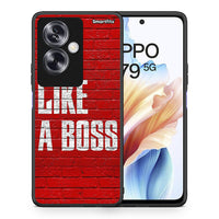 Thumbnail for Θήκη Oppo A79 / A2 Like A Boss από τη Smartfits με σχέδιο στο πίσω μέρος και μαύρο περίβλημα | Oppo A79 / A2 Like A Boss case with colorful back and black bezels