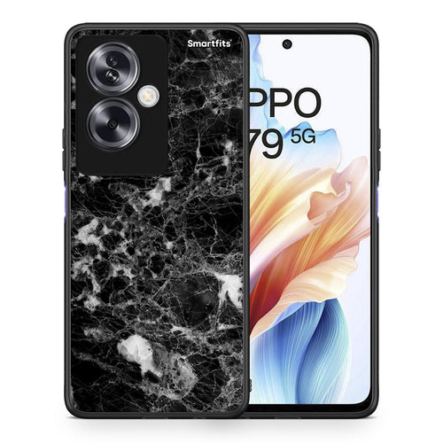 Θήκη Oppo A79 / A2 Male Marble από τη Smartfits με σχέδιο στο πίσω μέρος και μαύρο περίβλημα | Oppo A79 / A2 Male Marble case with colorful back and black bezels