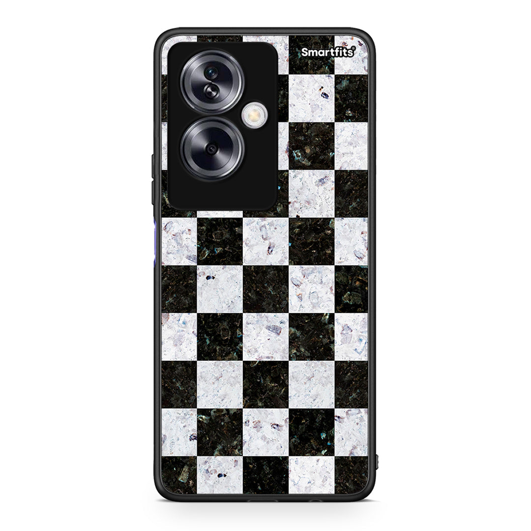 4 - Oppo A79 / A2 Square Geometric Marble case, cover, bumper