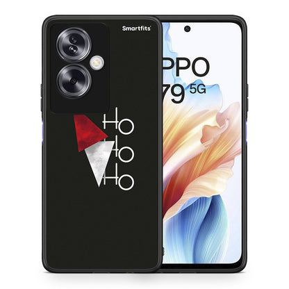 Θήκη Oppo A79 / A2 Minimal Christmas από τη Smartfits με σχέδιο στο πίσω μέρος και μαύρο περίβλημα | Oppo A79 / A2 Minimal Christmas case with colorful back and black bezels