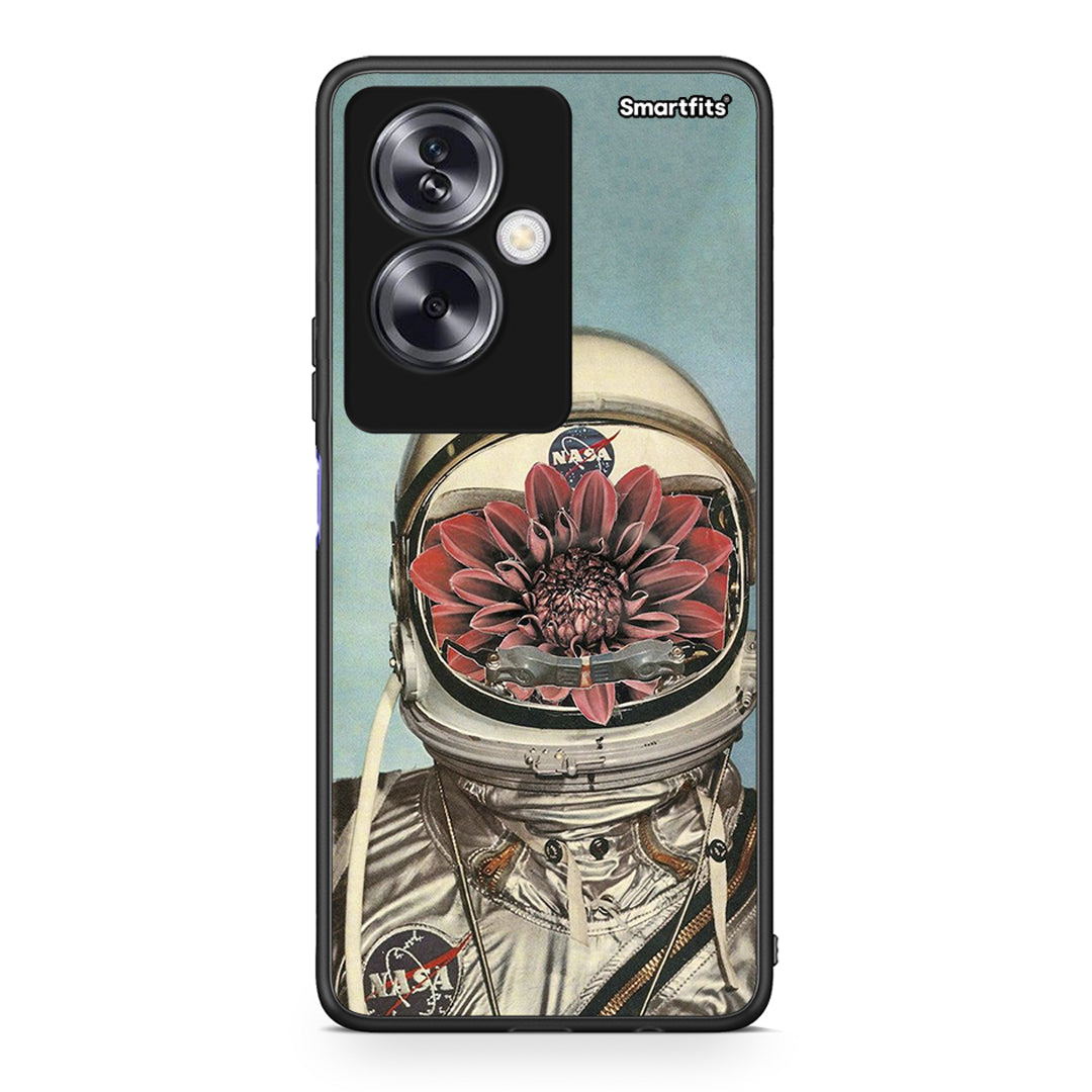 Oppo A79 / A2 Nasa Bloom θήκη από τη Smartfits με σχέδιο στο πίσω μέρος και μαύρο περίβλημα | Smartphone case with colorful back and black bezels by Smartfits